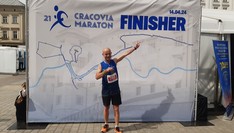 Cracovia Maraton po biegu