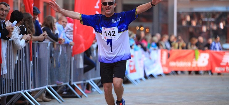 Finisz pierwszego mojego Maratonu w Rzeszowie 2014rok