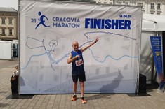 Cracovia Maraton po biegu